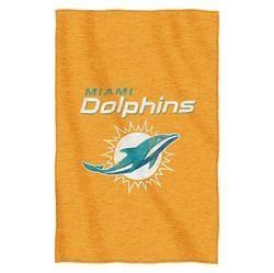 Miami Dolphins Blanket 54x84 Sweatshirt Script Design