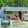 SYLVOX 24 inch RV TV;  12 Volt TV DC Powered 1080P FHD Television Built in ATSC Tuner;  FM Radio;  DVD;  with HDMI/USB/VGA Input;  TV for Motorhome;